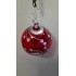 Boule Rouge Transparente