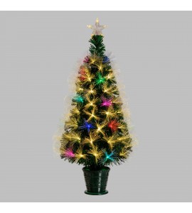 Sapin de Noël à Fibres Optiques H70cm