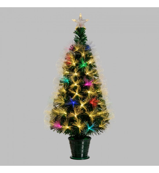 Sapin de Noël à Fibres Optiques H70cm