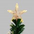 Sapin de Noël à Fibres Optiques Estompées Dot BLANC CHAUD H130cm