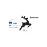 Renne 3D H95cm Galopant GL 200 LED Série LHC
