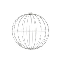 LUCA LIGHTING BOULE DE NOËL LUMINEUSE DE 320 LED BLANC CHAUD - IP44 - Ø50 CM - NOIR