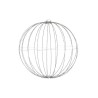 LUCA LIGHTING BOULE DE NOËL LUMINEUSE DE 320 LED BLANC CHAUD - IP44 - Ø50 CM - NOIR