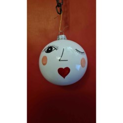 Boite de 3 Boules Visages