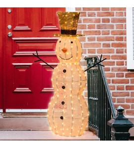 Bonhomme de Neige 3D H120cm 260 LED Série LHC