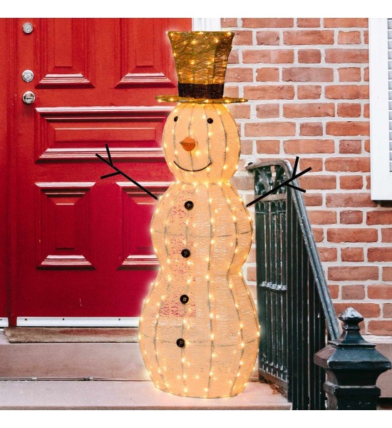 Bonhomme de Neige 3D H120cm 260 LED Série LHC