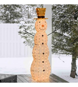 Bonhomme de neige 3D H150cm 320 LED Série LHC