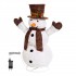 Bonhomme de Neige 3D H60cm Brown Économie d'espace