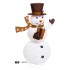 Bonhomme de Neige 3D H125cm Sé rie FFB Brown Économie d'espace