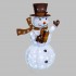 Bonhomme de Neige 3D H125cm Sé rie FFB Brown Économie d'espace