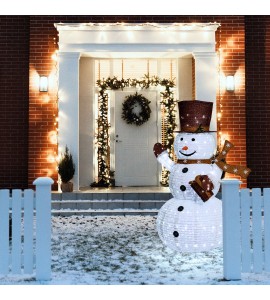 Bonhomme de Neige 3D H185cm Série FFB Brown Économie d'espace