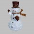 Bonhomme de Neige 3D H185cm Sé rie FFB Brown Économie d'espace