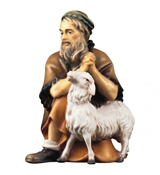 Berger à Genoux avec un Mouton
