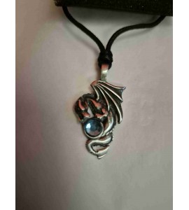 Collier Dragon en Etain