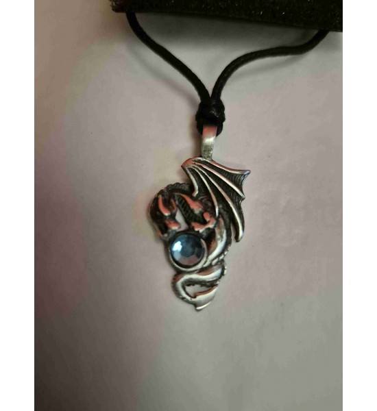 Collier Dragon en Etain