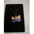 Collier Papillon LGBTQ en Etain