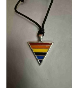 Collier LGBTQ en Etain