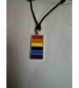 Collier LGBTQ en Etain