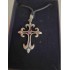 Collier Croix en Etain