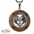 Pendentif Deux Loups